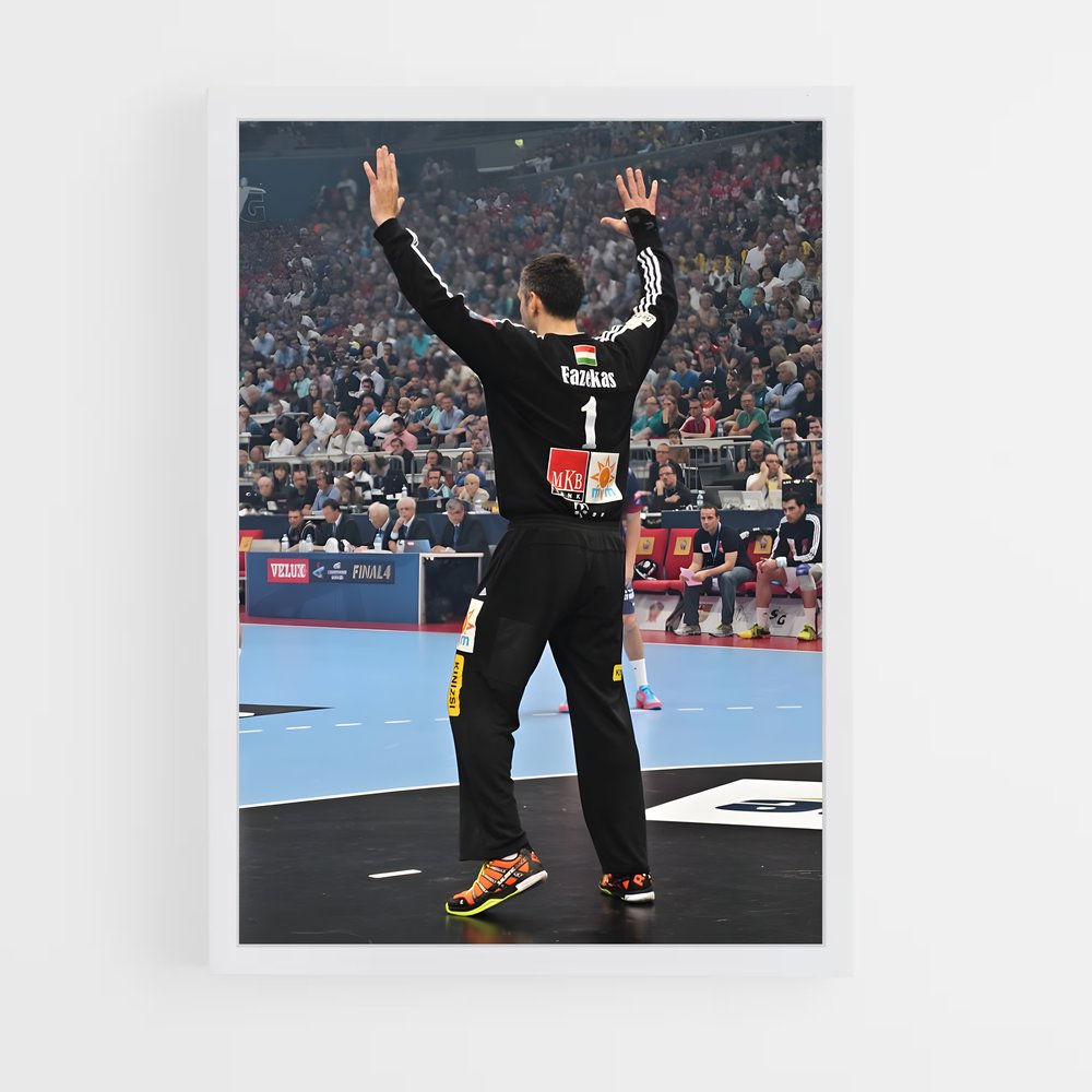 Poster Ehf de league – affiche Handball (vue 3)